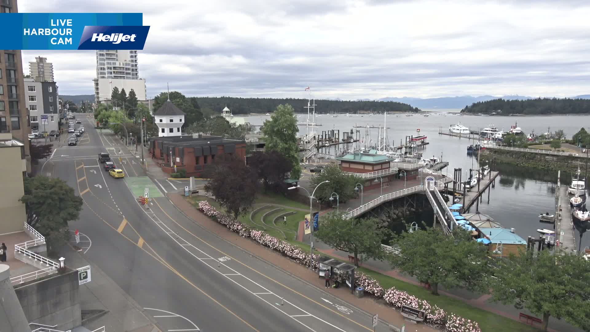 Nanamio City & Nanaimo Harbour Live Cam - Nanaimo, Nanaimo Regional, British Columbia, Canada