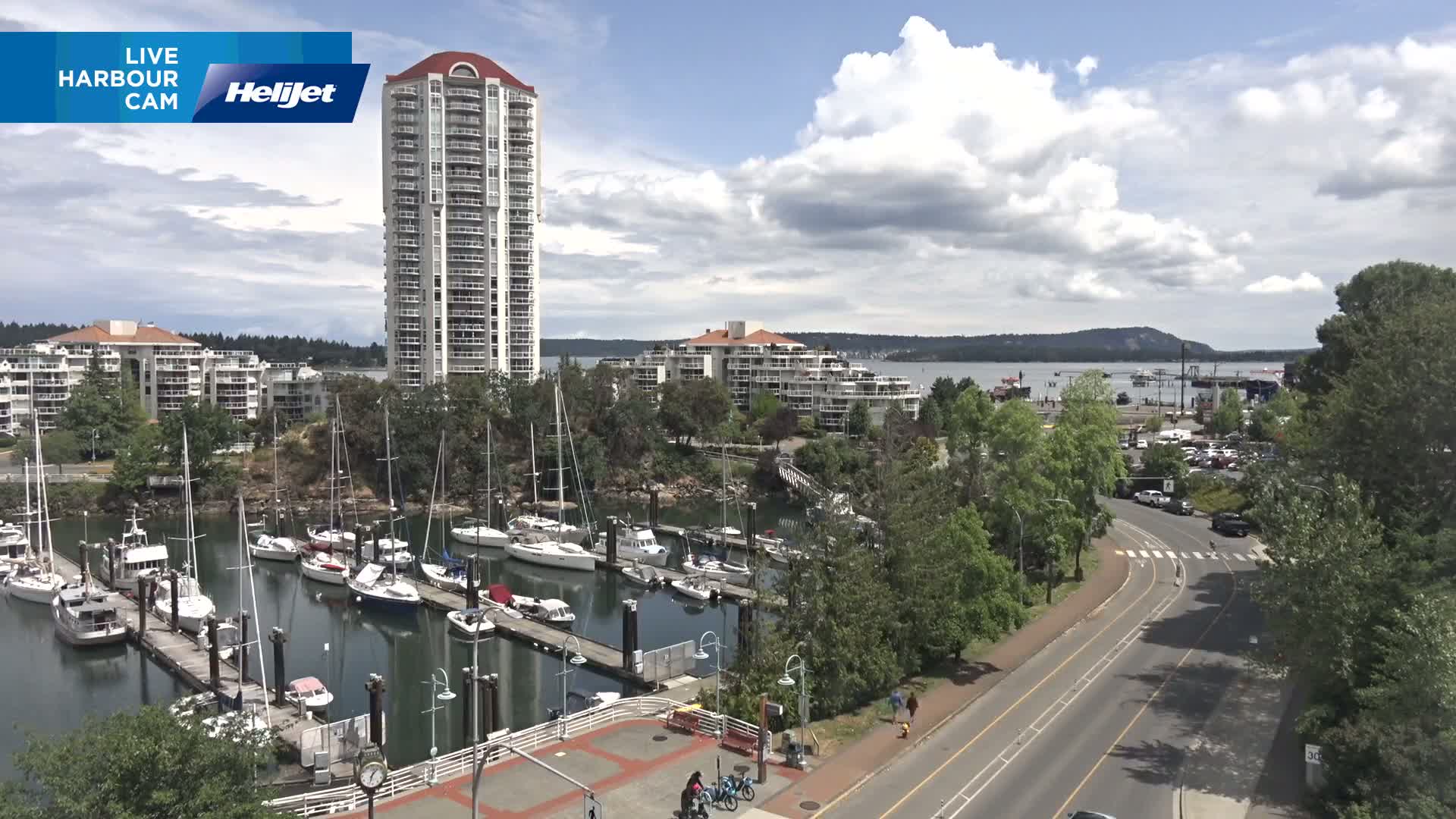 Nanamio City & Nanaimo Harbour Live Cam - Nanaimo, Nanaimo Regional, British Columbia, Canada