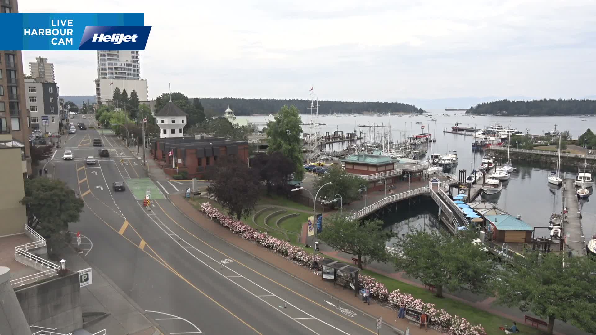 Nanamio City & Nanaimo Harbour Live Cam - Nanaimo, Nanaimo Regional, British Columbia, Canada