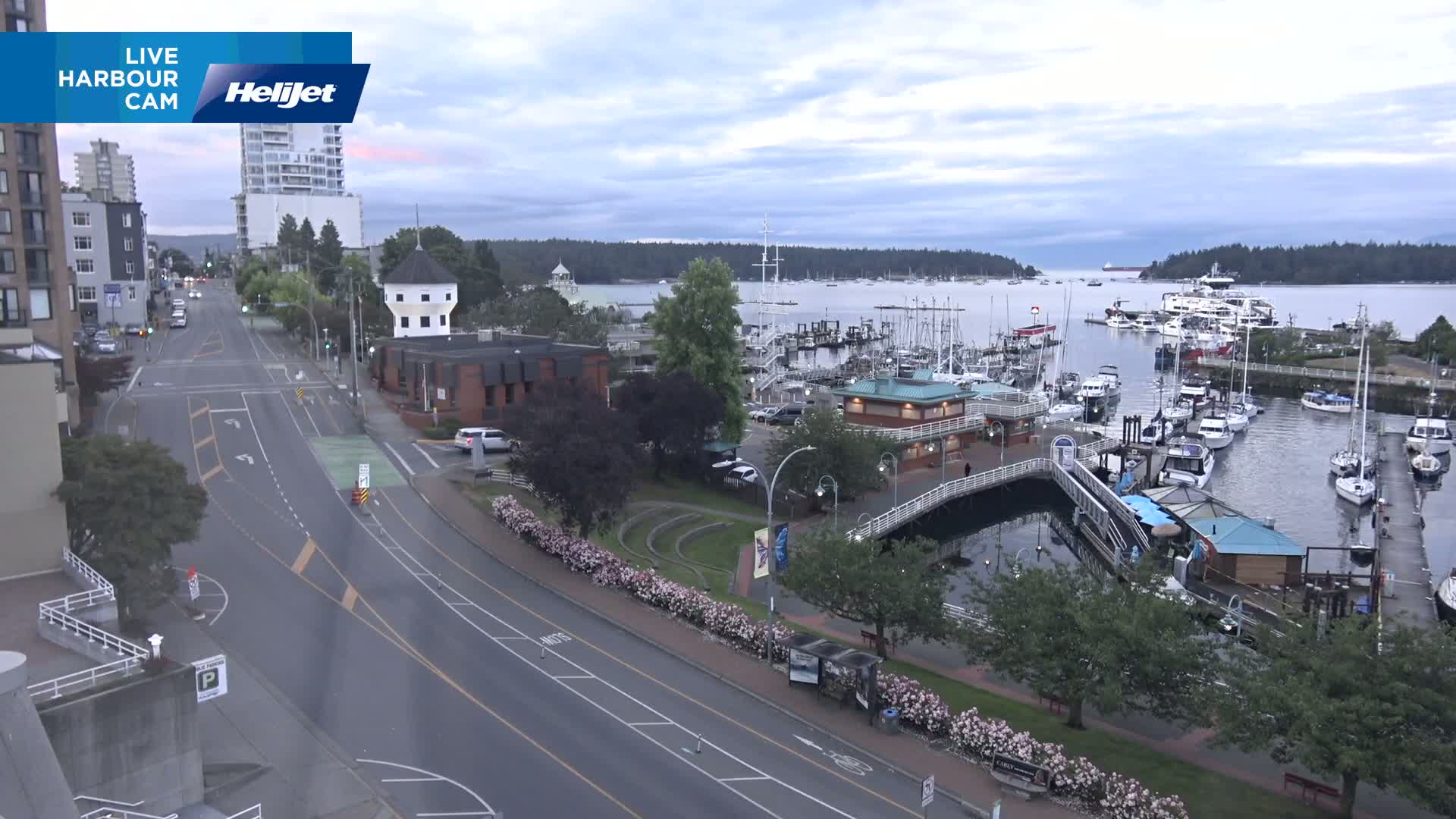 Nanamio City & Nanaimo Harbour Live Cam - Nanaimo, Nanaimo Regional, British Columbia, Canada