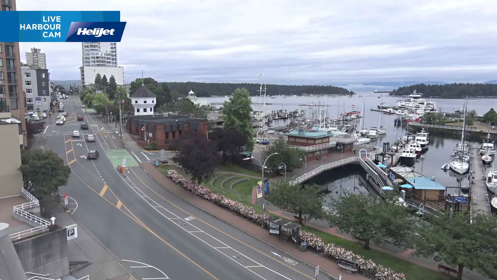 Nanamio City & Nanaimo Harbour Live Cam - Nanaimo, Nanaimo Regional, British Columbia, Canada