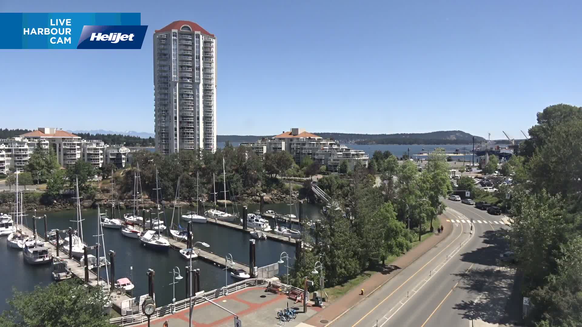Nanamio City & Nanaimo Harbour Live Cam - Nanaimo, Nanaimo Regional, British Columbia, Canada