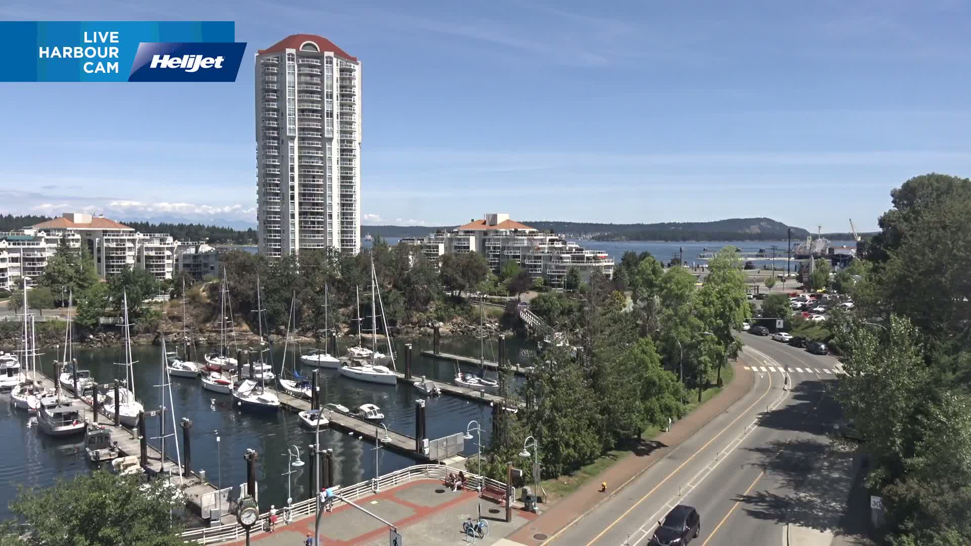 Nanamio City & Nanaimo Harbour Live Cam - Nanaimo, Nanaimo Regional, British Columbia, Canada