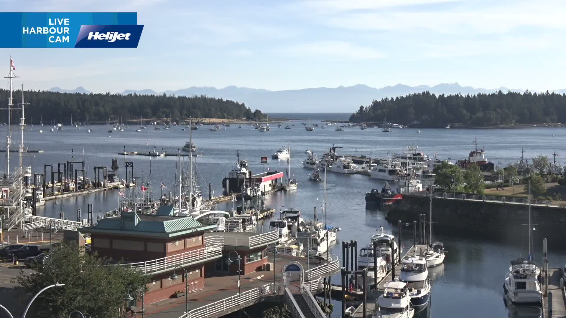 Nanamio City & Nanaimo Harbour Live Cam - Nanaimo, Nanaimo Regional, British Columbia, Canada