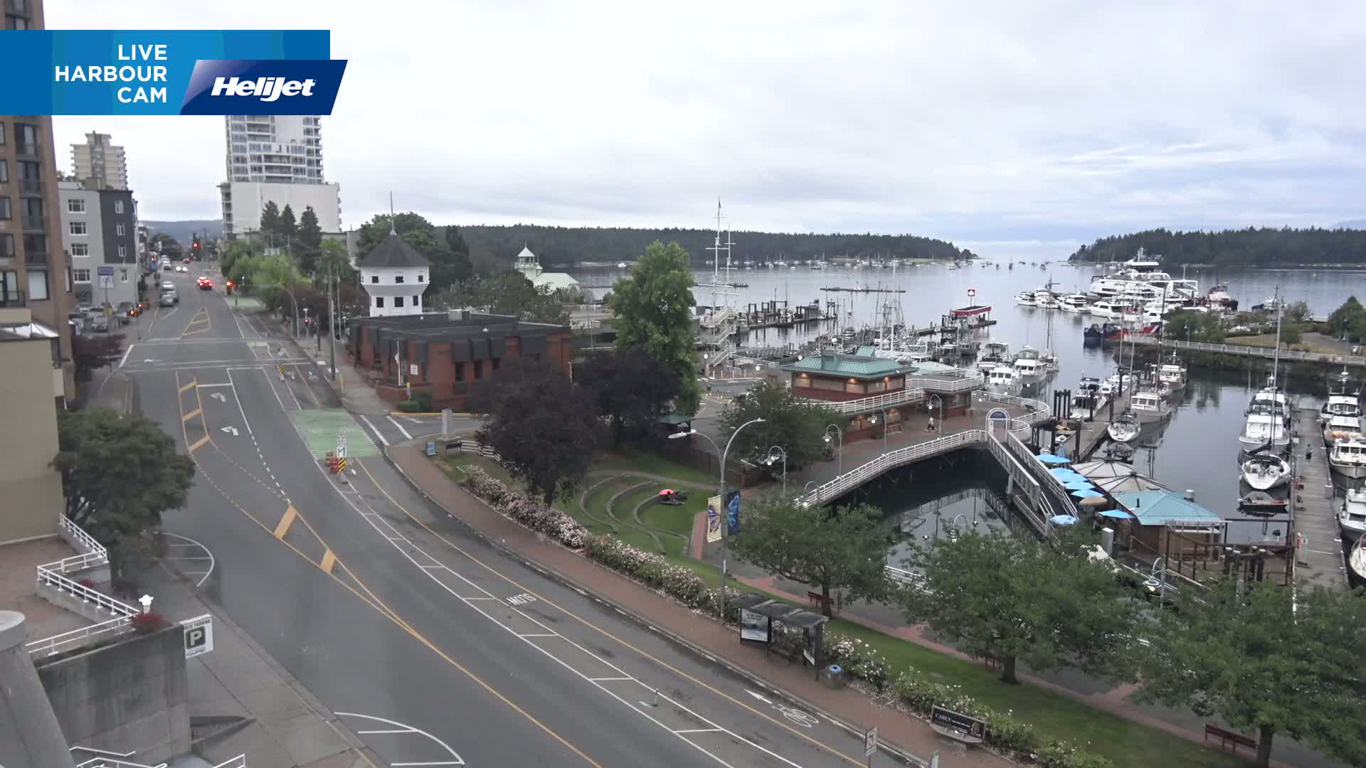 Nanamio City & Nanaimo Harbour Live Cam - Nanaimo, Nanaimo Regional, British Columbia, Canada