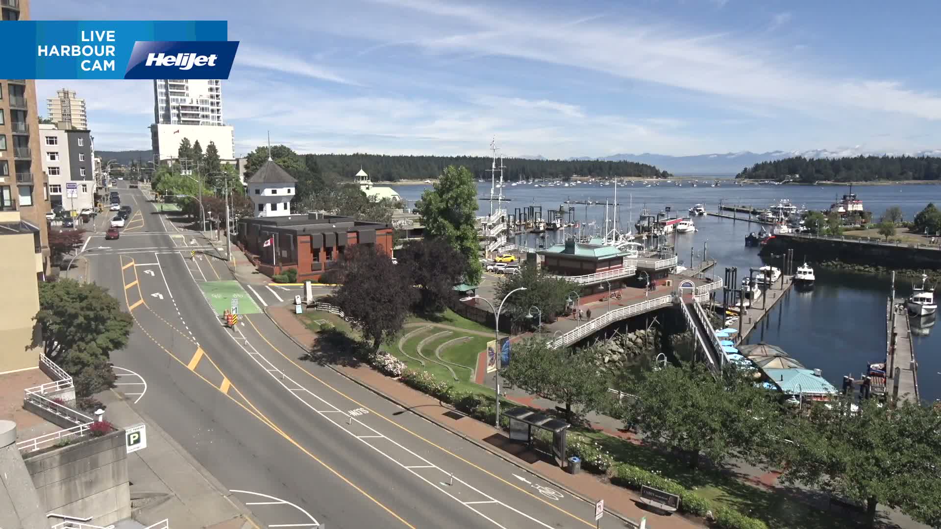 Nanamio City & Nanaimo Harbour Live Cam - Nanaimo, Nanaimo Regional, British Columbia, Canada