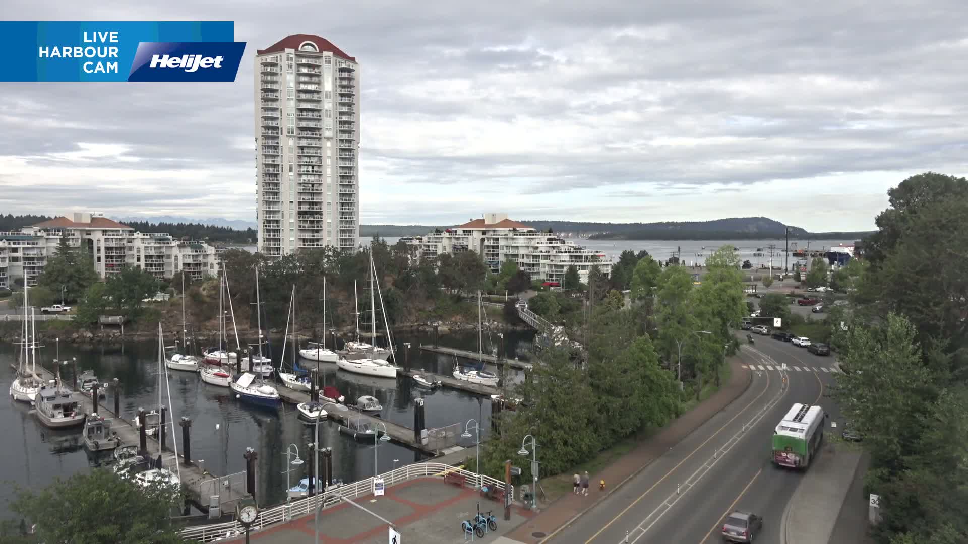 Nanamio City & Nanaimo Harbour Live Cam - Nanaimo, Nanaimo Regional, British Columbia, Canada