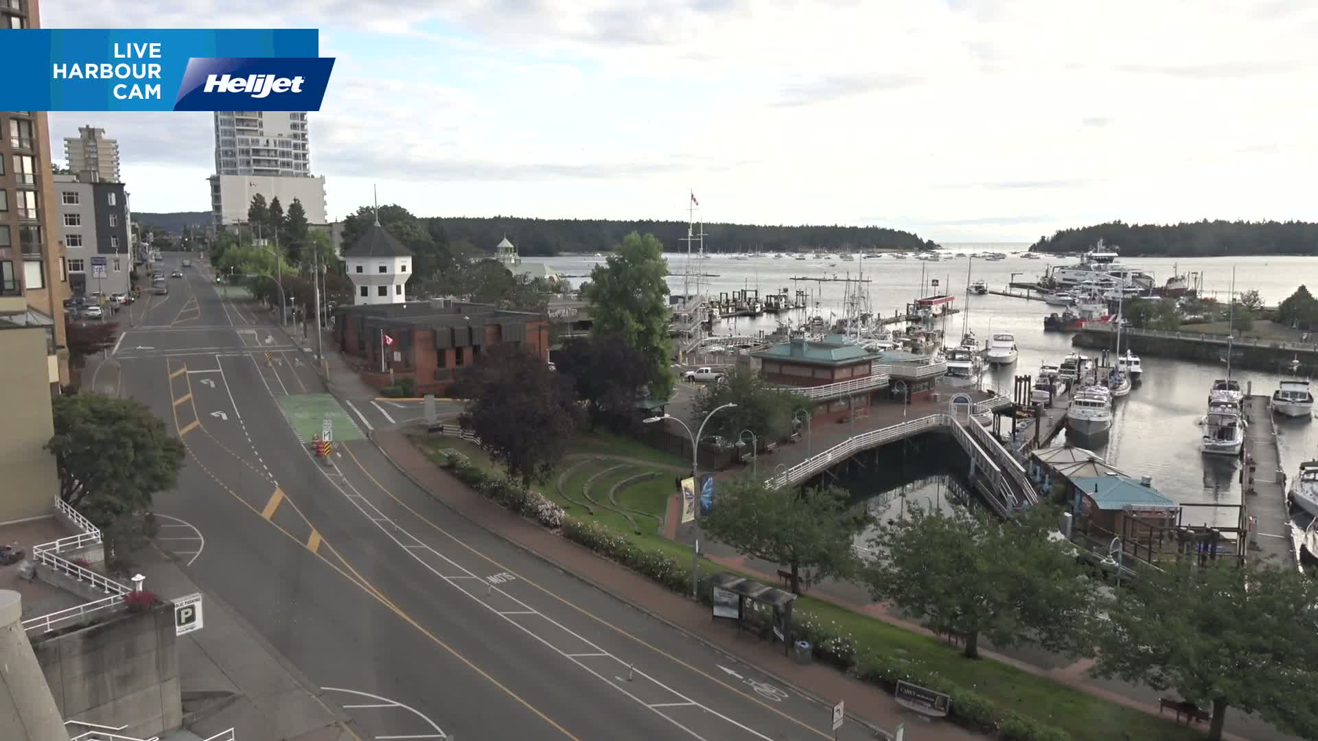 Nanamio City & Nanaimo Harbour Live Cam - Nanaimo, Nanaimo Regional, British Columbia, Canada