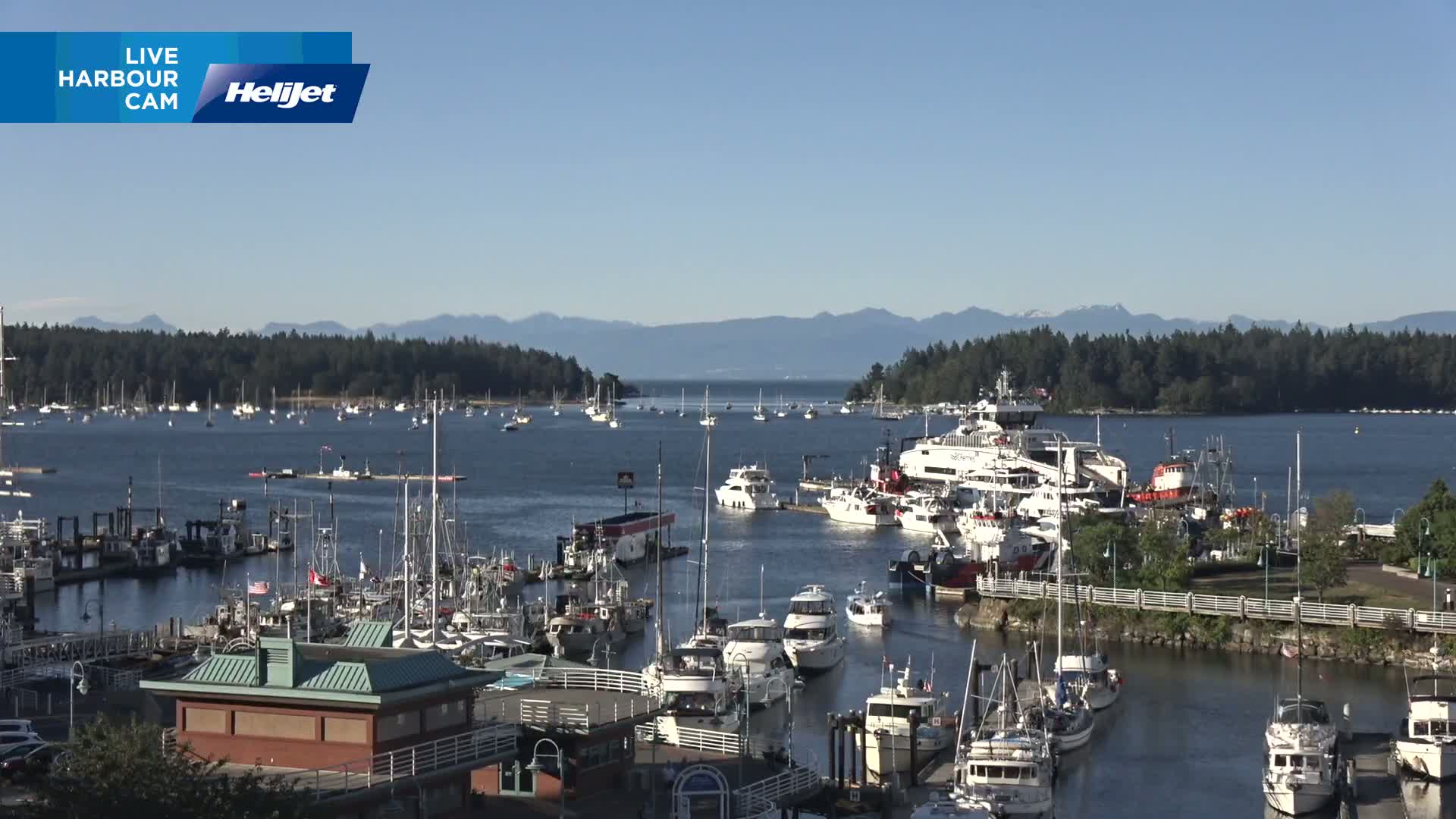 Nanamio City & Nanaimo Harbour Live Cam - Nanaimo, Nanaimo Regional, British Columbia, Canada