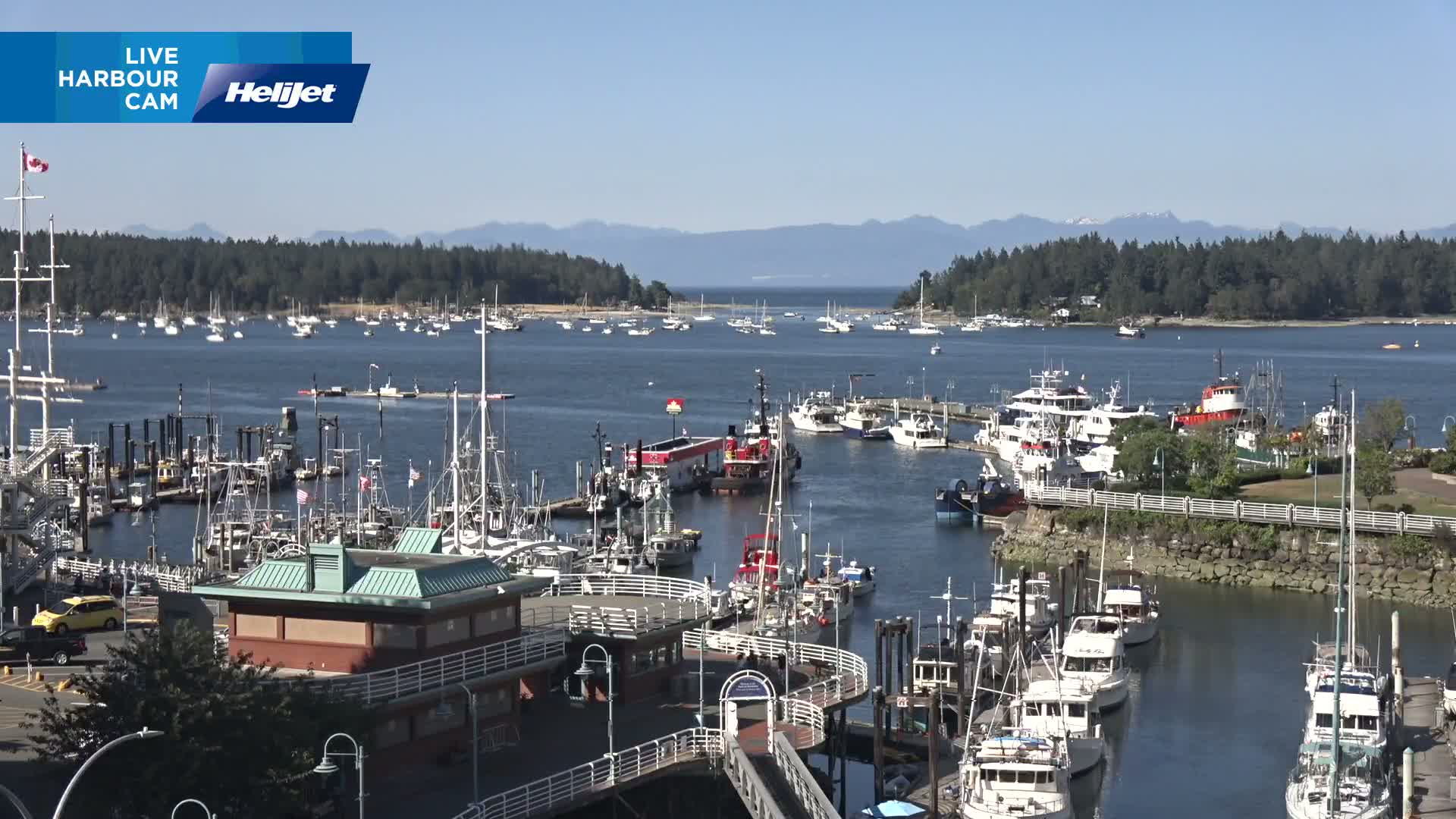 Nanamio City & Nanaimo Harbour Live Cam - Nanaimo, Nanaimo Regional, British Columbia, Canada