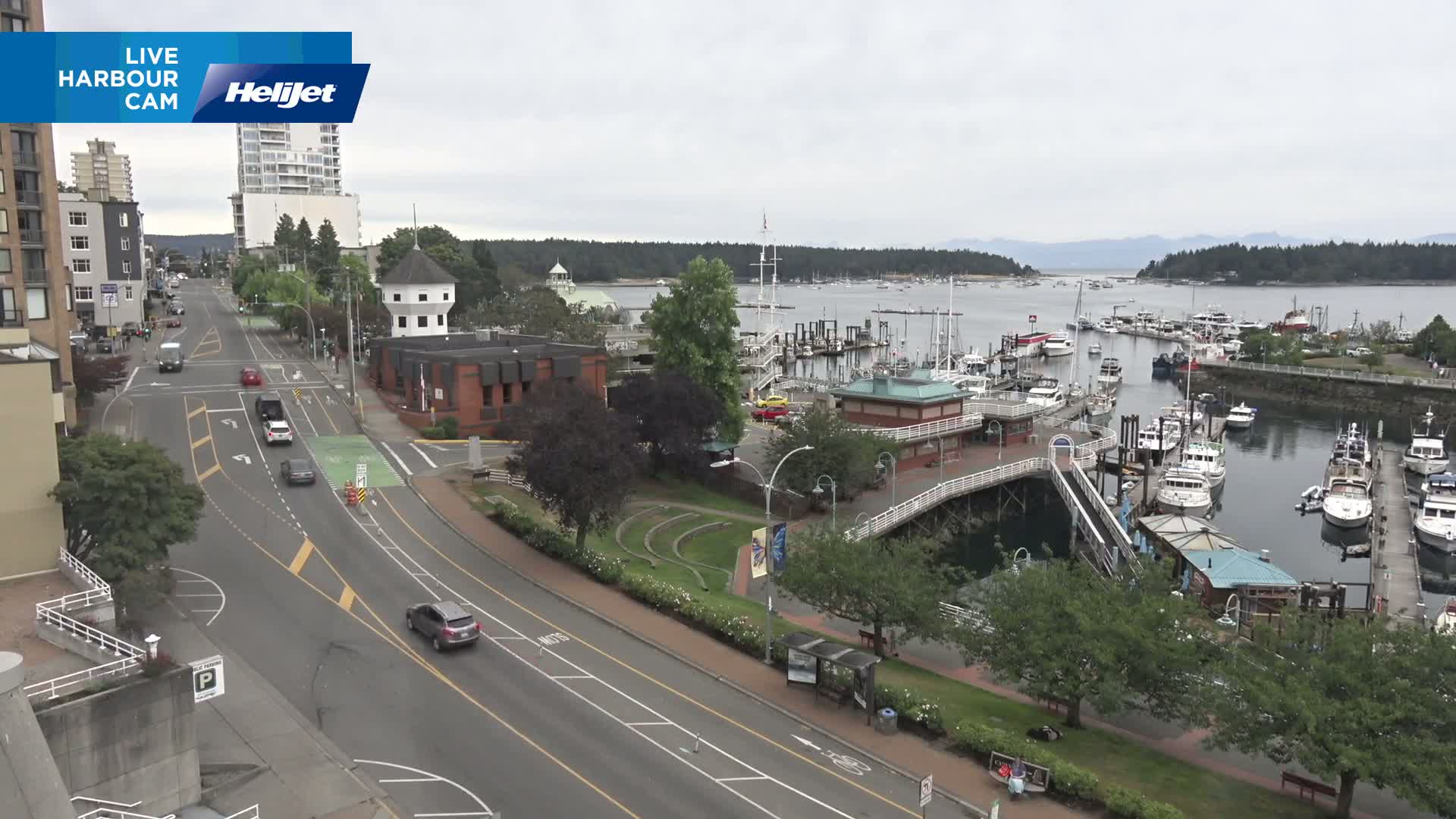 Nanamio City & Nanaimo Harbour Live Cam - Nanaimo, Nanaimo Regional, British Columbia, Canada