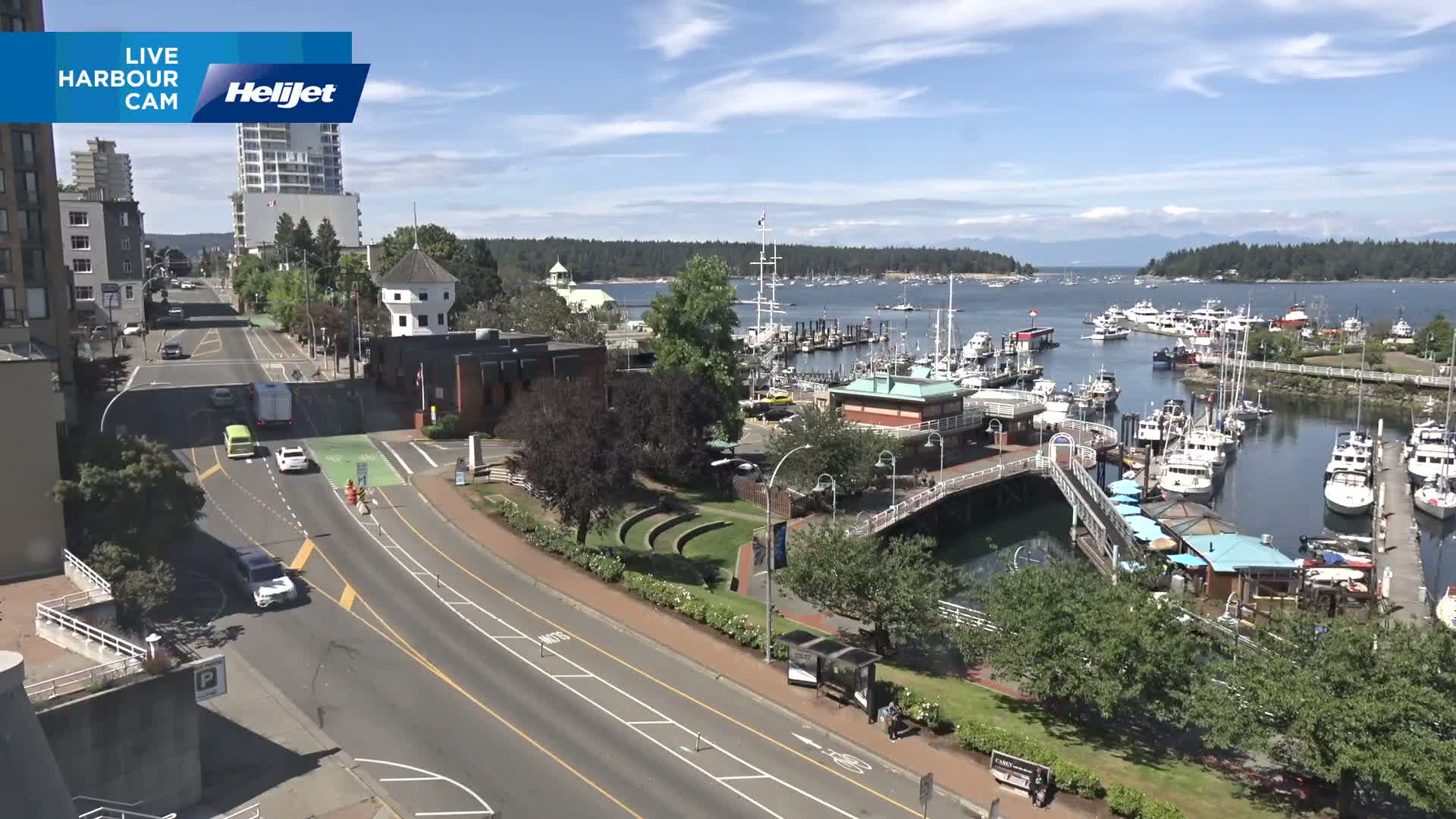 Nanamio City & Nanaimo Harbour Live Cam - Nanaimo, Nanaimo Regional, British Columbia, Canada