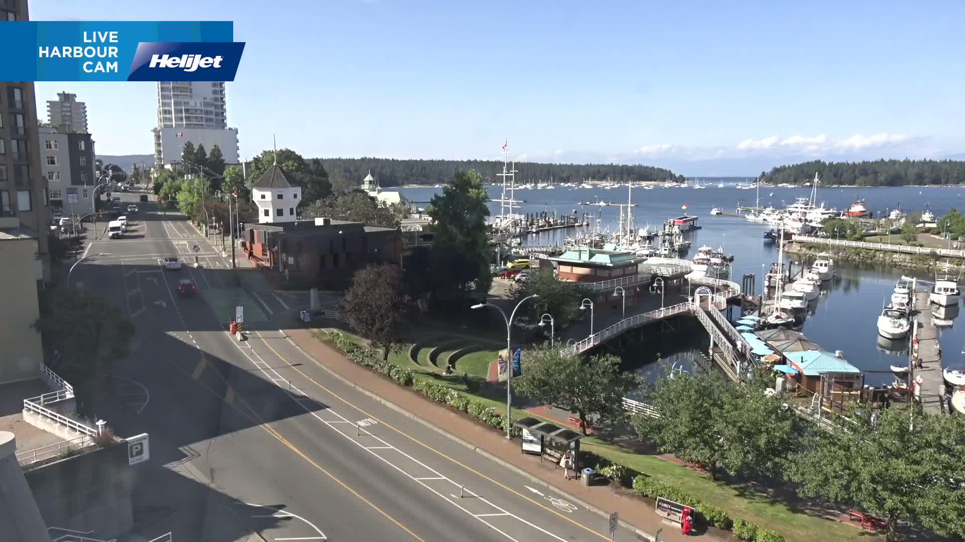 Nanamio City & Nanaimo Harbour Live Cam - Nanaimo, Nanaimo Regional, British Columbia, Canada