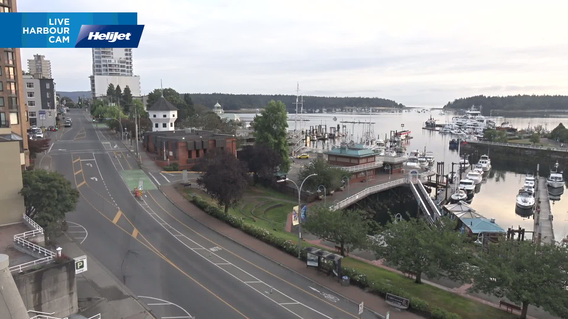 Nanamio City & Nanaimo Harbour Live Cam - Nanaimo, Nanaimo Regional, British Columbia, Canada