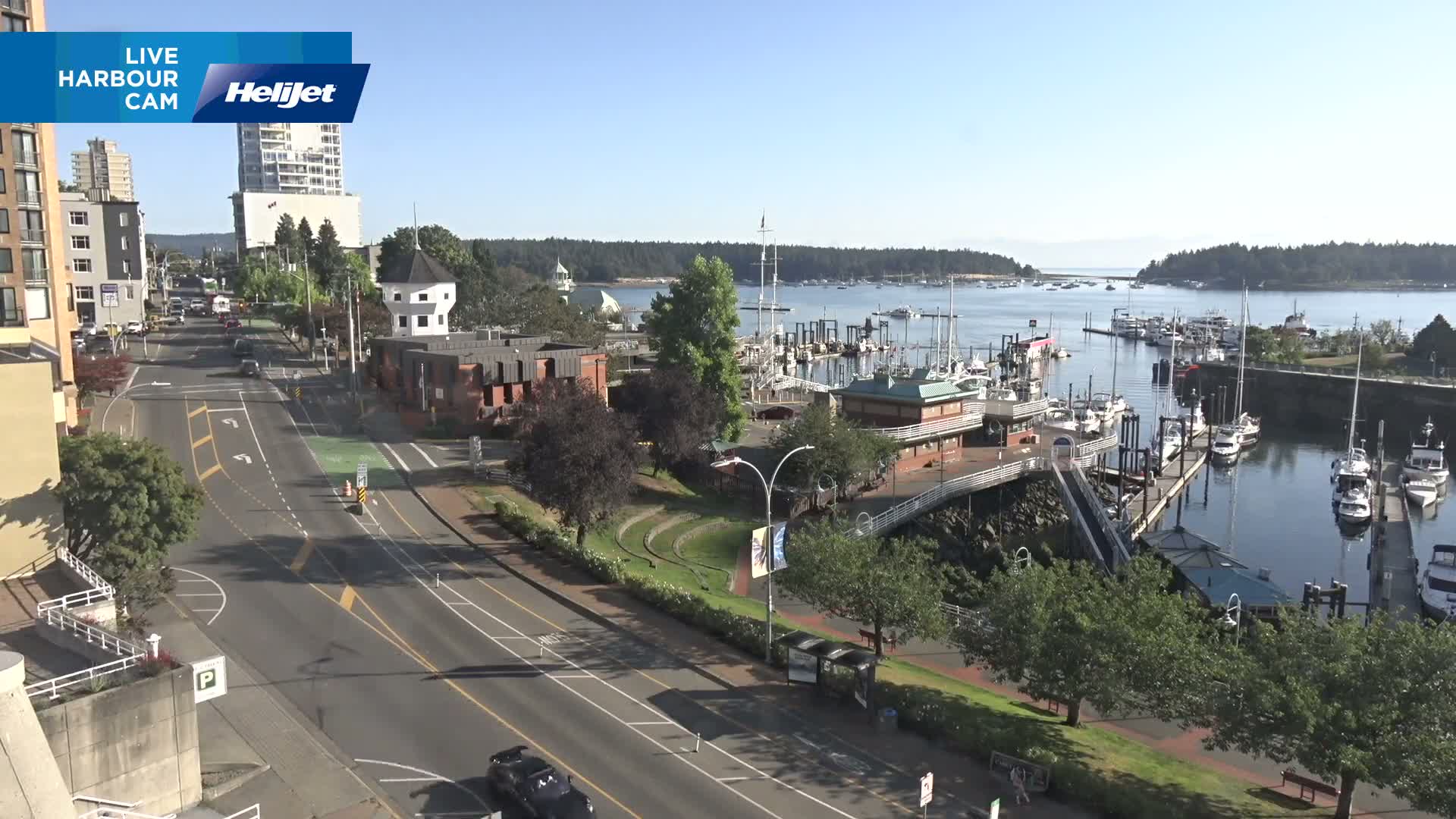 Nanamio City & Nanaimo Harbour Live Cam - Nanaimo, Nanaimo Regional, British Columbia, Canada