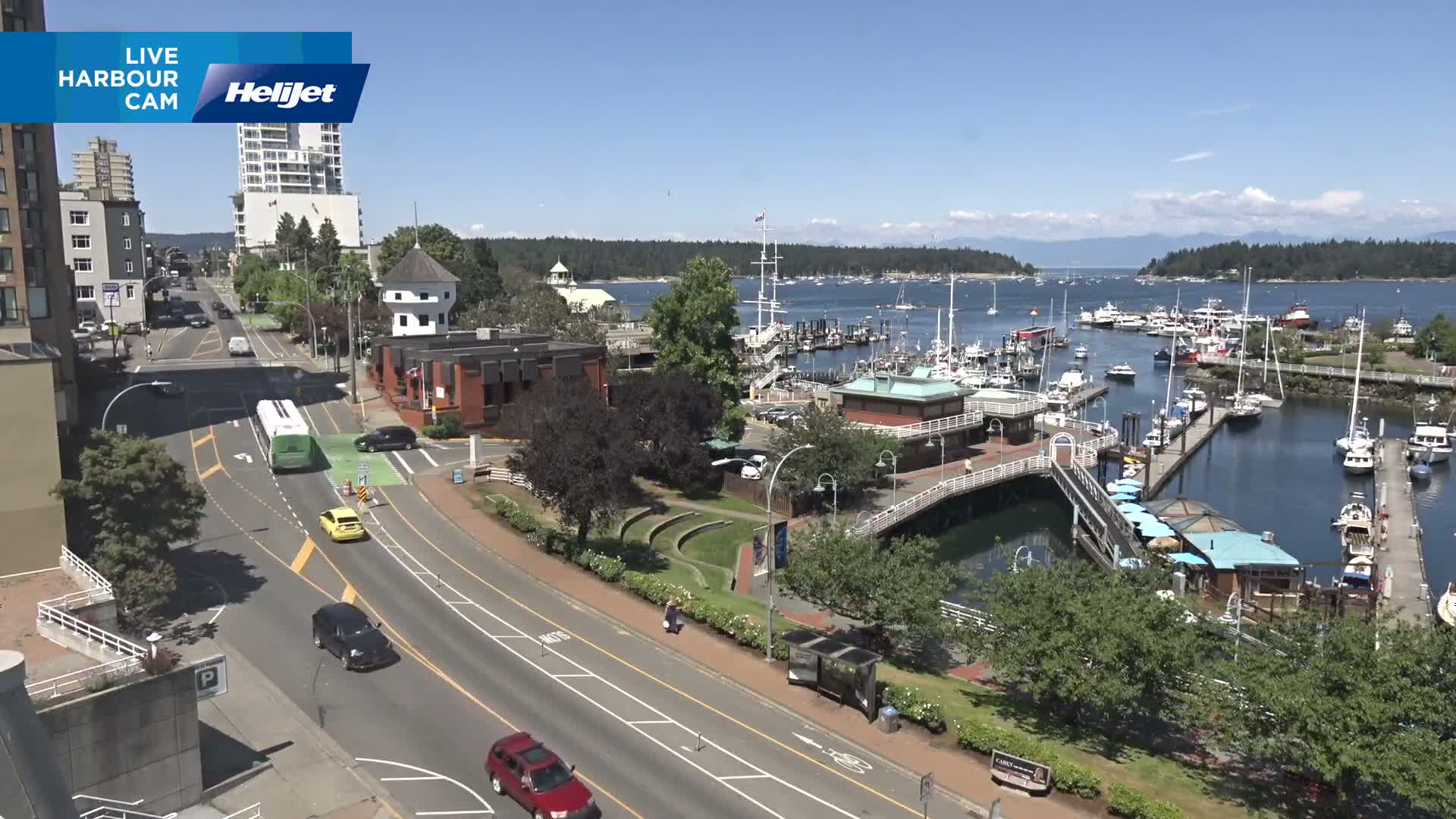 Nanamio City & Nanaimo Harbour Live Cam - Nanaimo, Nanaimo Regional, British Columbia, Canada