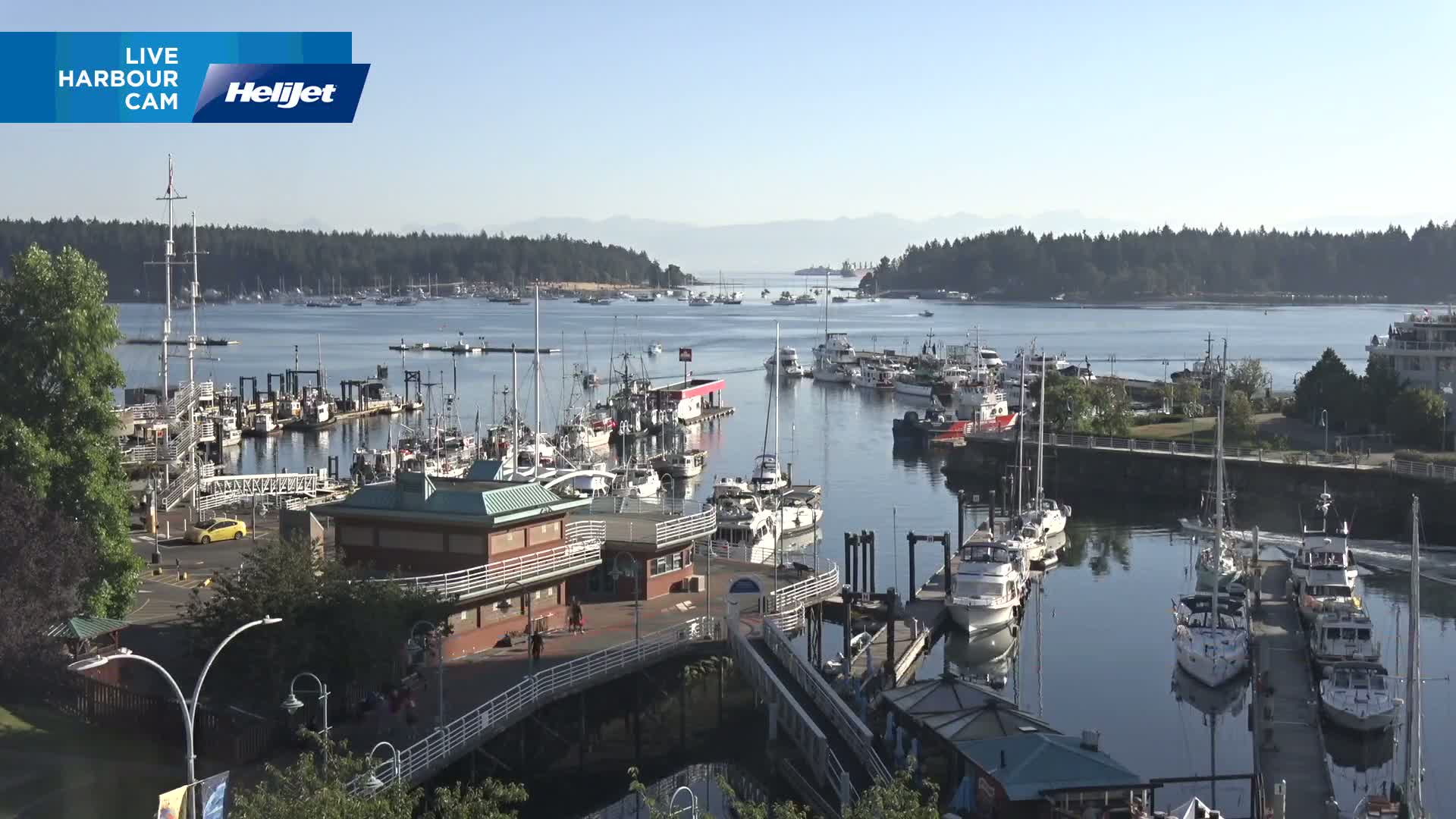 Nanamio City & Nanaimo Harbour Live Cam - Nanaimo, Nanaimo Regional, British Columbia, Canada