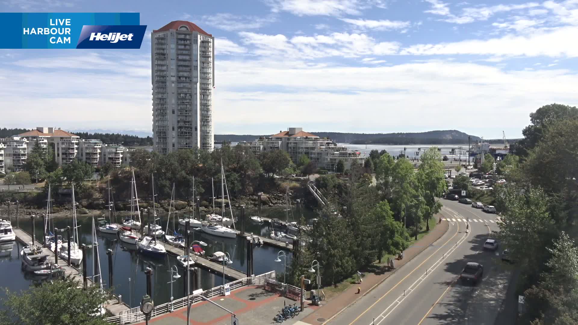 Nanamio City & Nanaimo Harbour Live Cam - Nanaimo, Nanaimo Regional, British Columbia, Canada