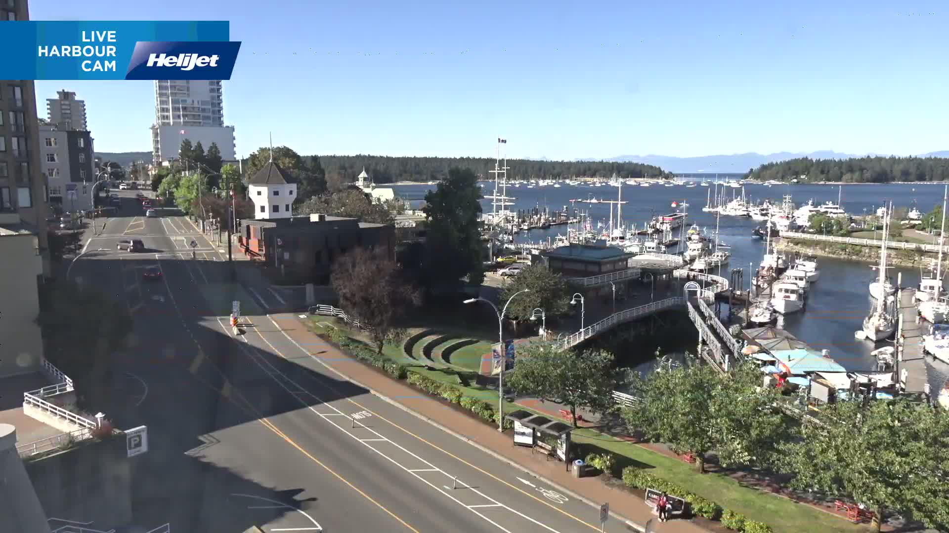 Nanamio City & Nanaimo Harbour Live Cam - Nanaimo, Nanaimo Regional, British Columbia, Canada