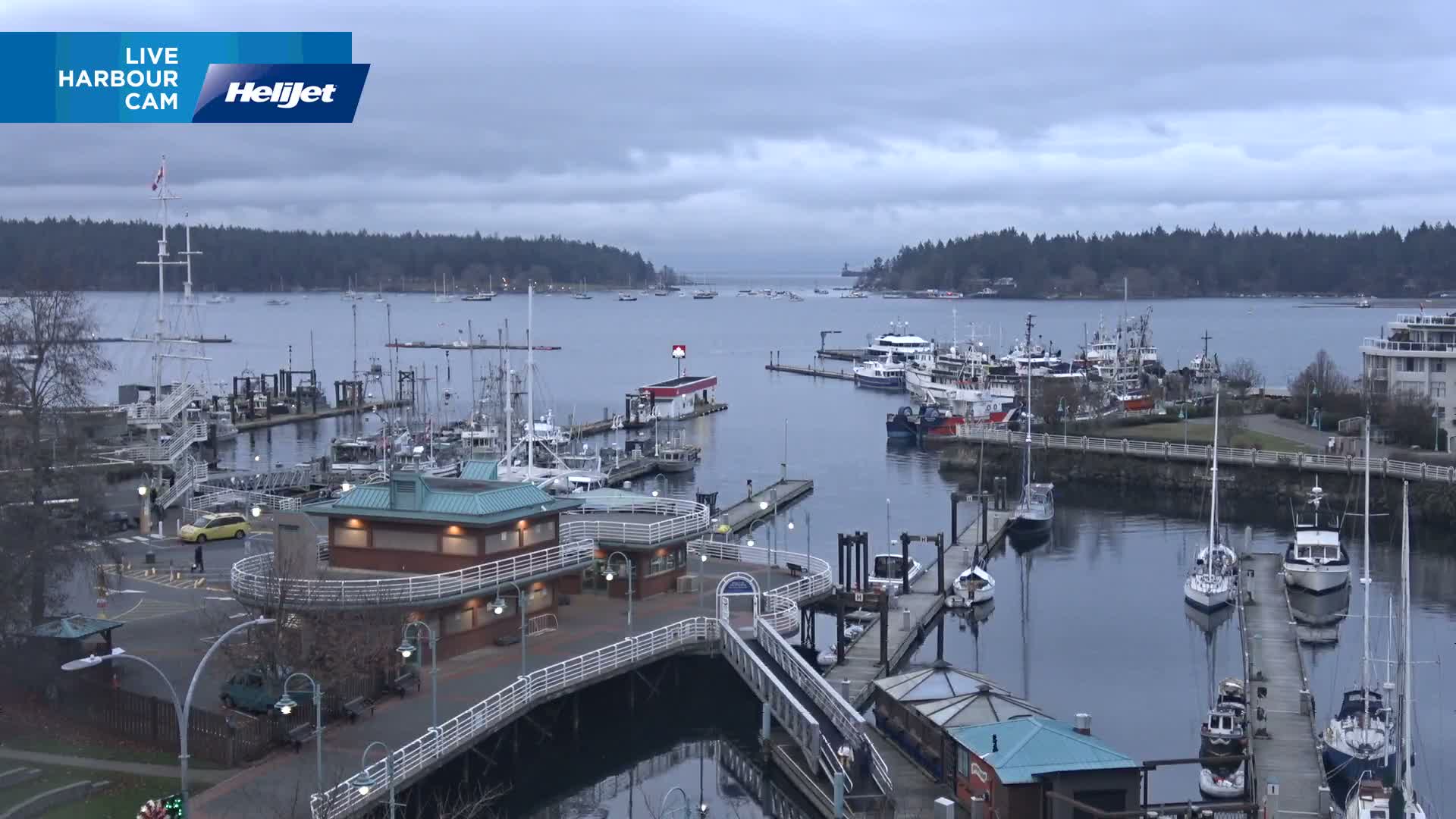 Nanamio City & Nanaimo Harbour Live Cam - Nanaimo, Nanaimo Regional, British Columbia, Canada