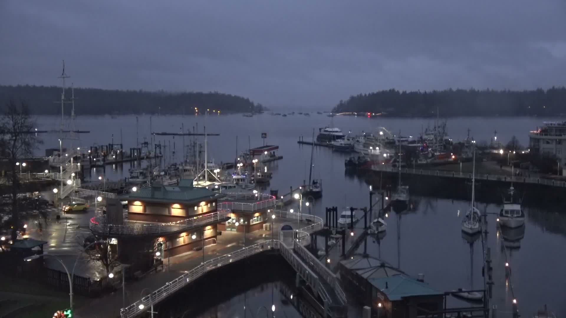 Nanamio City & Nanaimo Harbour Live Cam - Nanaimo, Nanaimo Regional, British Columbia, Canada