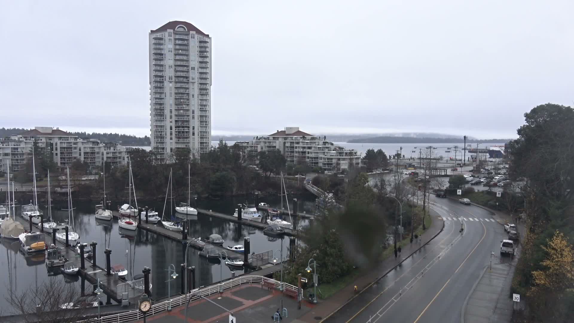 Nanamio City & Nanaimo Harbour Live Cam - Nanaimo, Nanaimo Regional, British Columbia, Canada