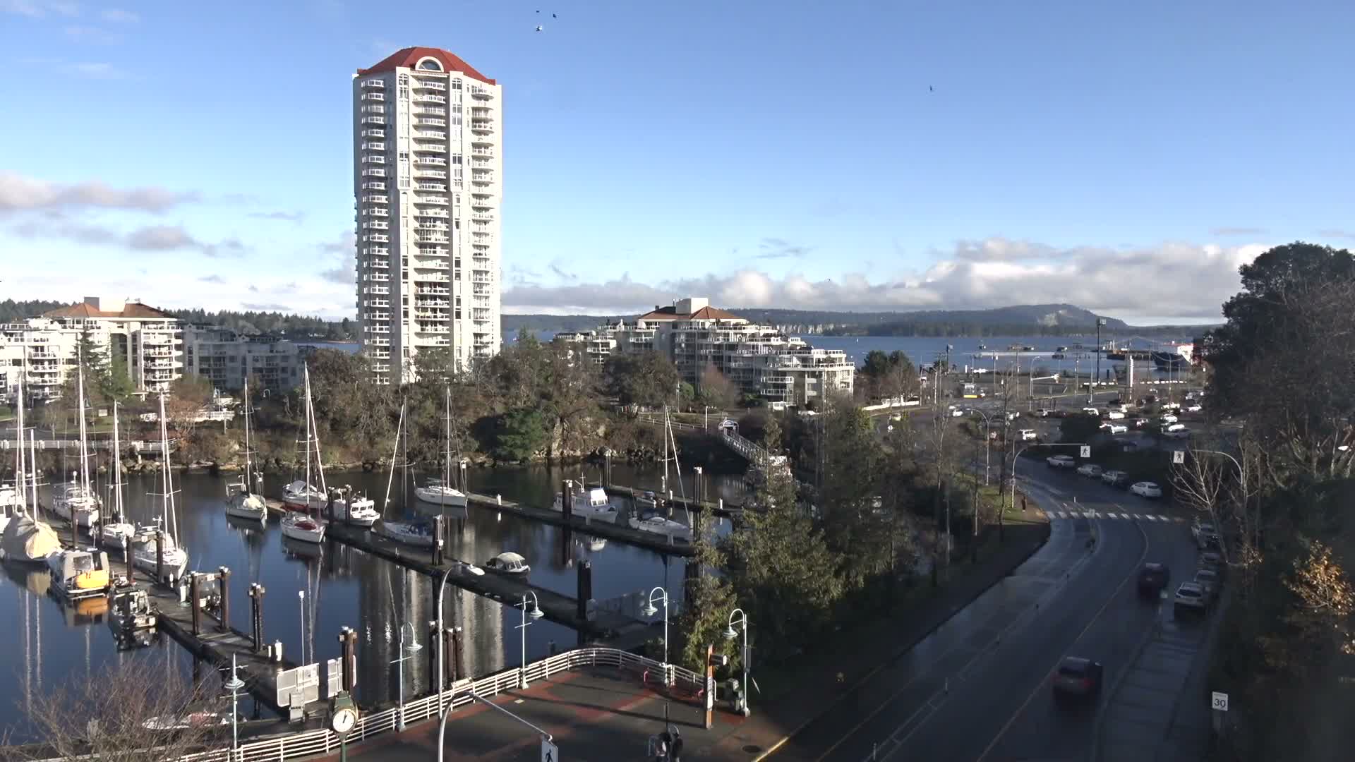 Nanamio City & Nanaimo Harbour Live Cam - Nanaimo, Nanaimo Regional, British Columbia, Canada