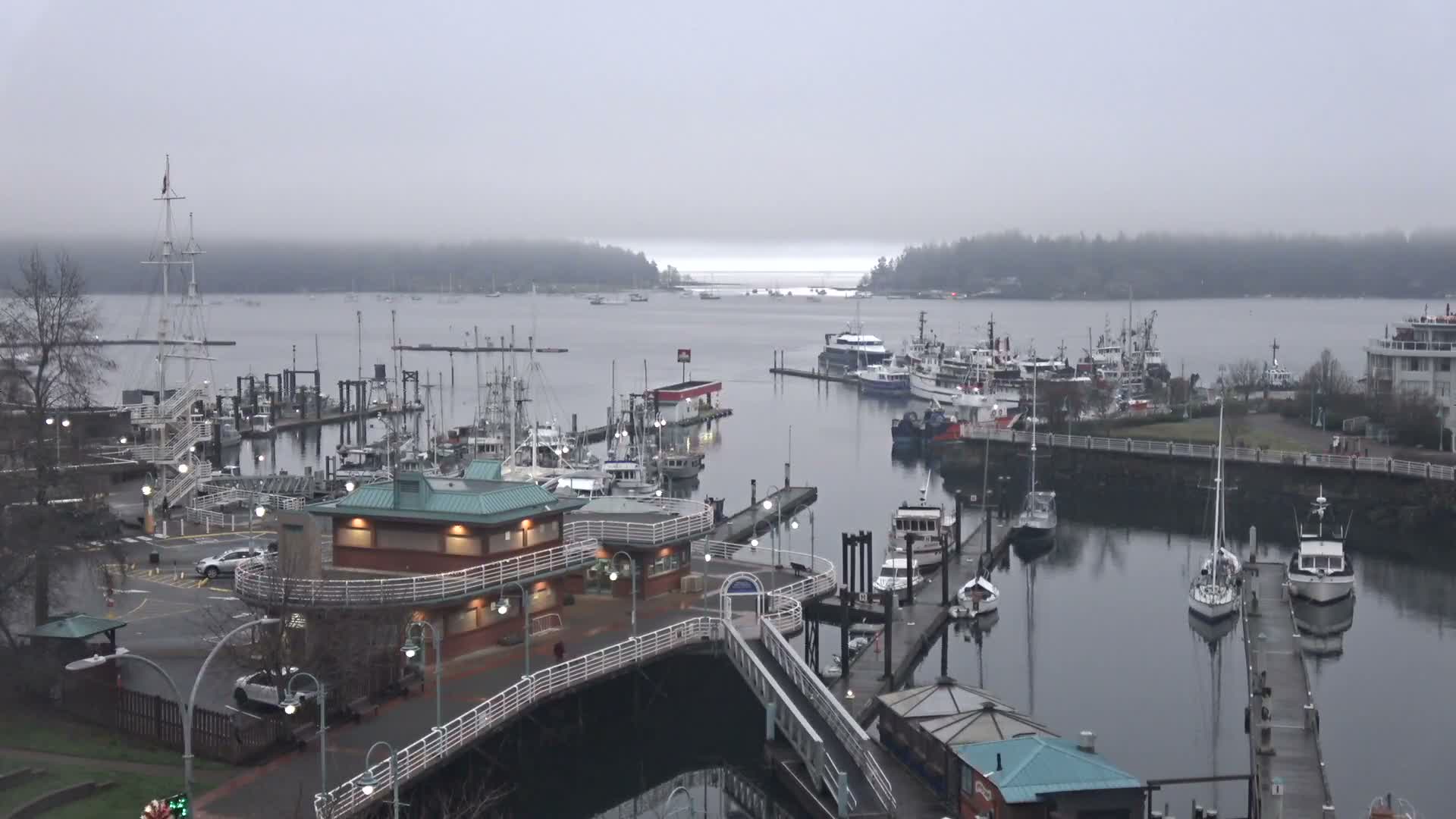 Nanamio City & Nanaimo Harbour Live Cam - Nanaimo, Nanaimo Regional, British Columbia, Canada