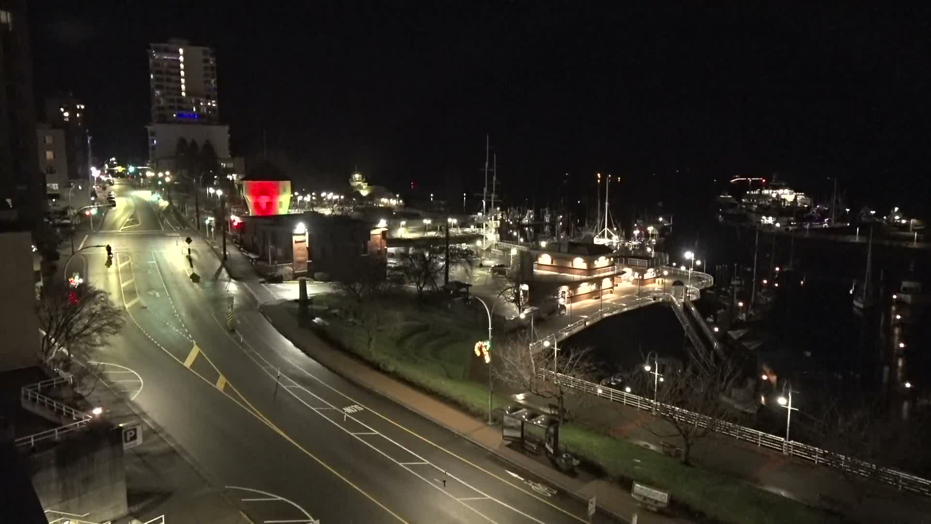 Nanamio City & Nanaimo Harbour Live Cam - Nanaimo, Nanaimo Regional, British Columbia, Canada