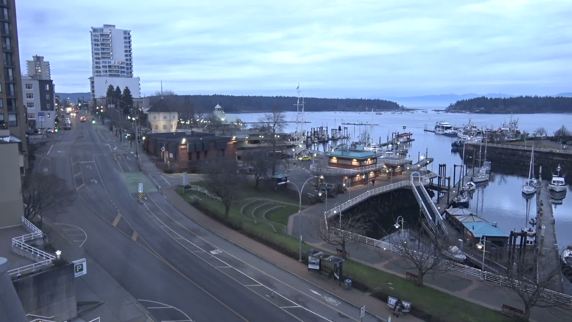 Nanamio City & Nanaimo Harbour Live Cam - Nanaimo, Nanaimo Regional, British Columbia, Canada