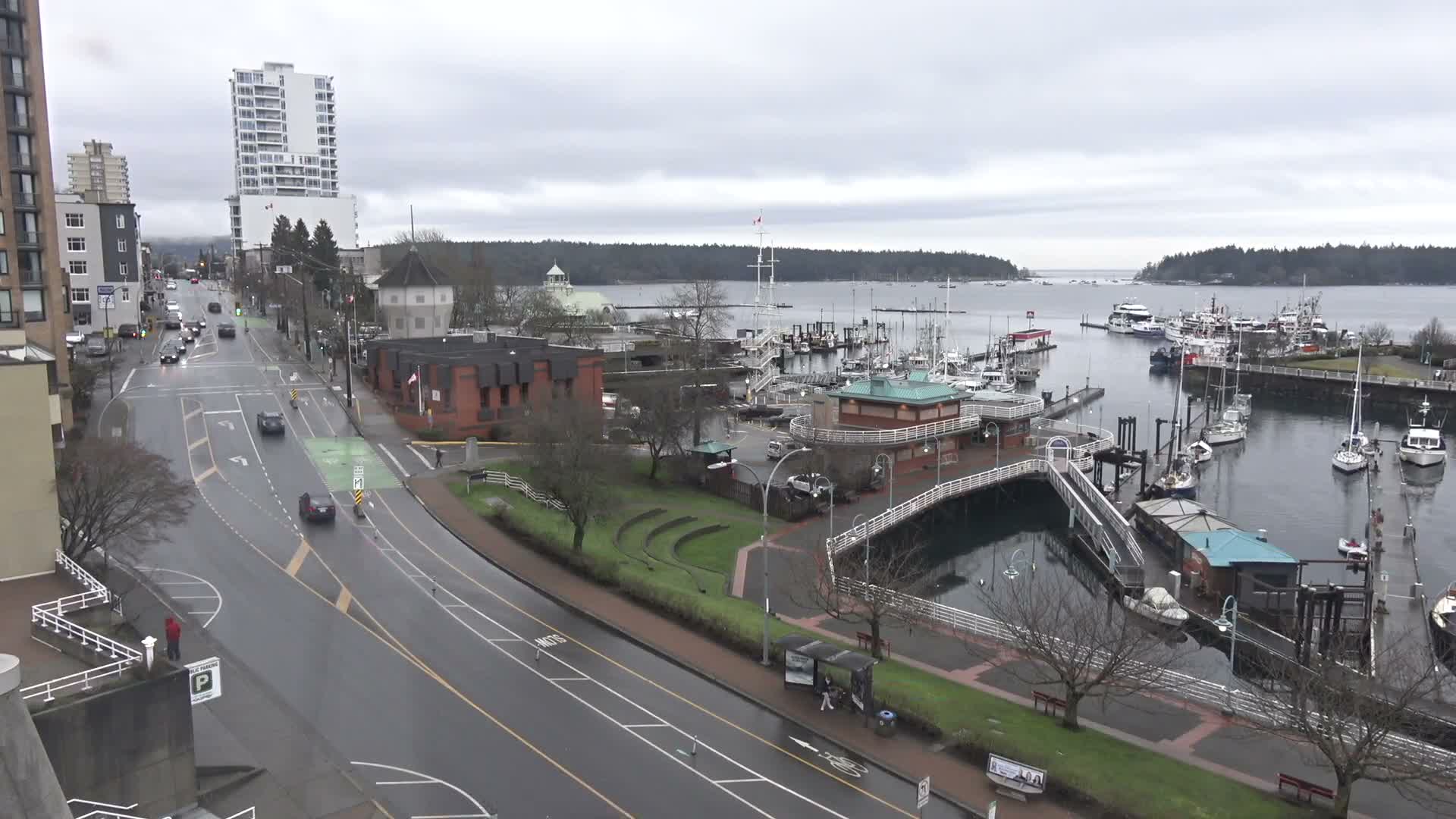 Nanamio City & Nanaimo Harbour Live Cam - Nanaimo, Nanaimo Regional, British Columbia, Canada