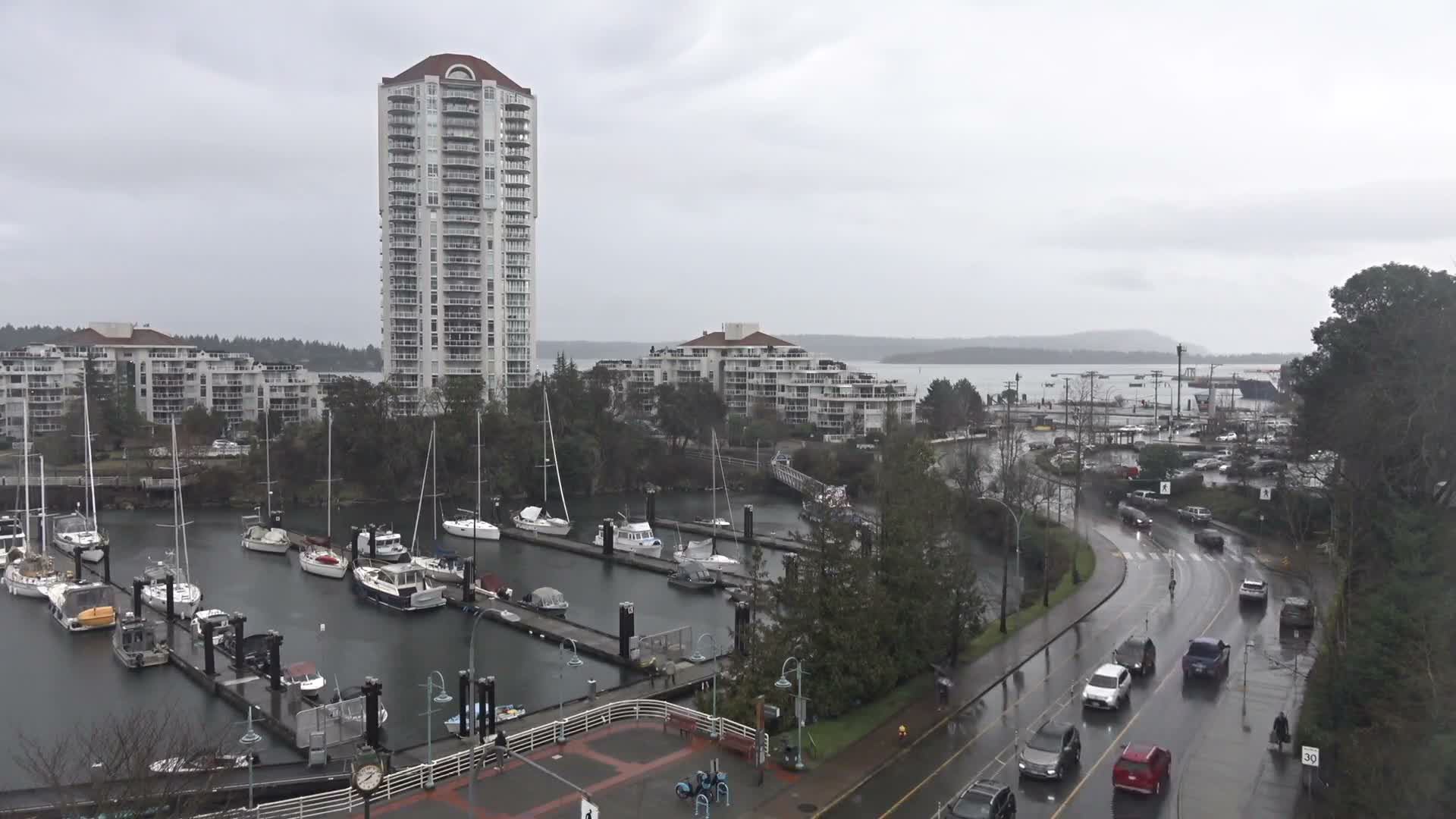 Nanamio City & Nanaimo Harbour Live Cam - Nanaimo, Nanaimo Regional, British Columbia, Canada