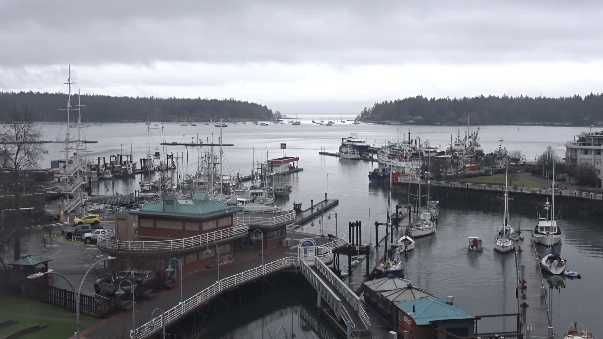 Nanamio City & Nanaimo Harbour Live Cam - Nanaimo, Nanaimo Regional, British Columbia, Canada