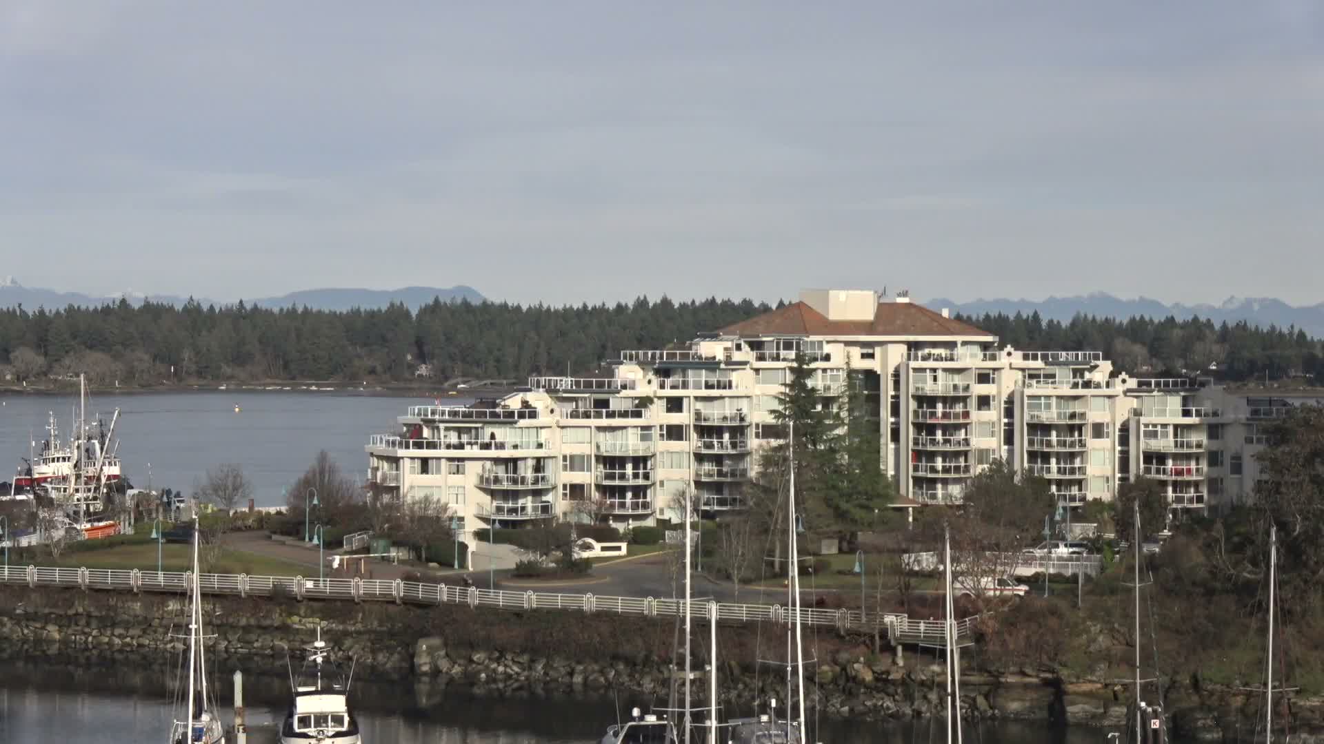 Nanamio City & Nanaimo Harbour Live Cam - Nanaimo, Nanaimo Regional, British Columbia, Canada