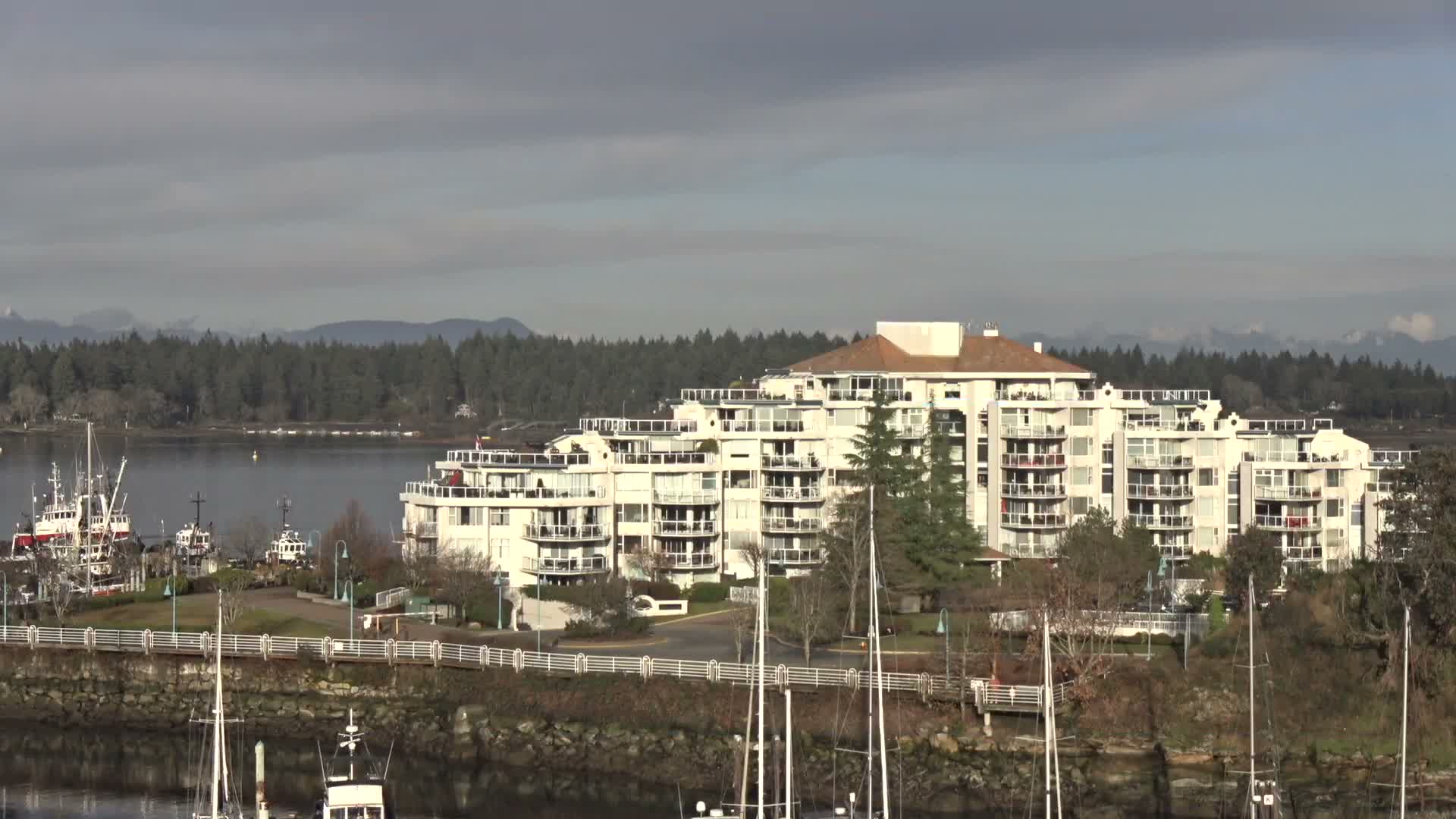 Nanamio City & Nanaimo Harbour Live Cam - Nanaimo, Nanaimo Regional, British Columbia, Canada
