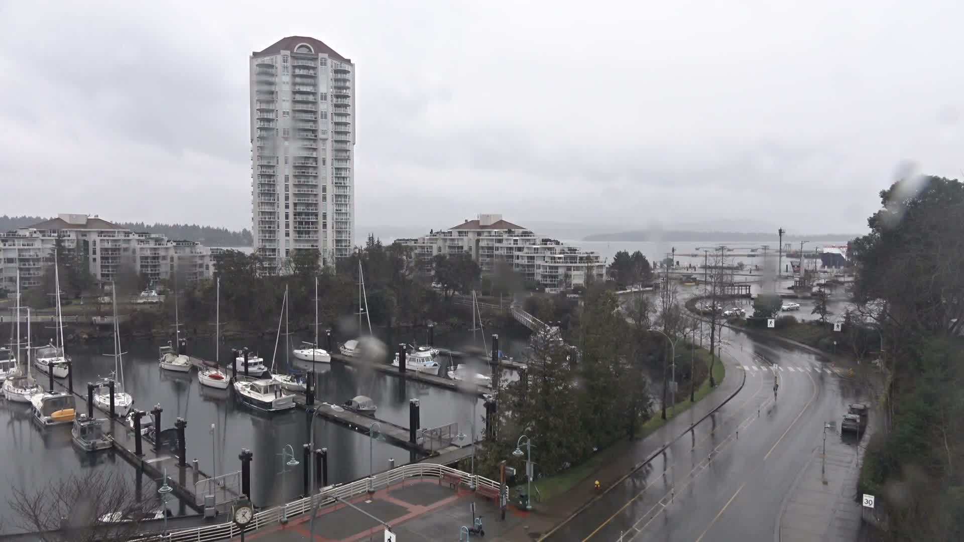 Nanamio City & Nanaimo Harbour Live Cam - Nanaimo, Nanaimo Regional, British Columbia, Canada