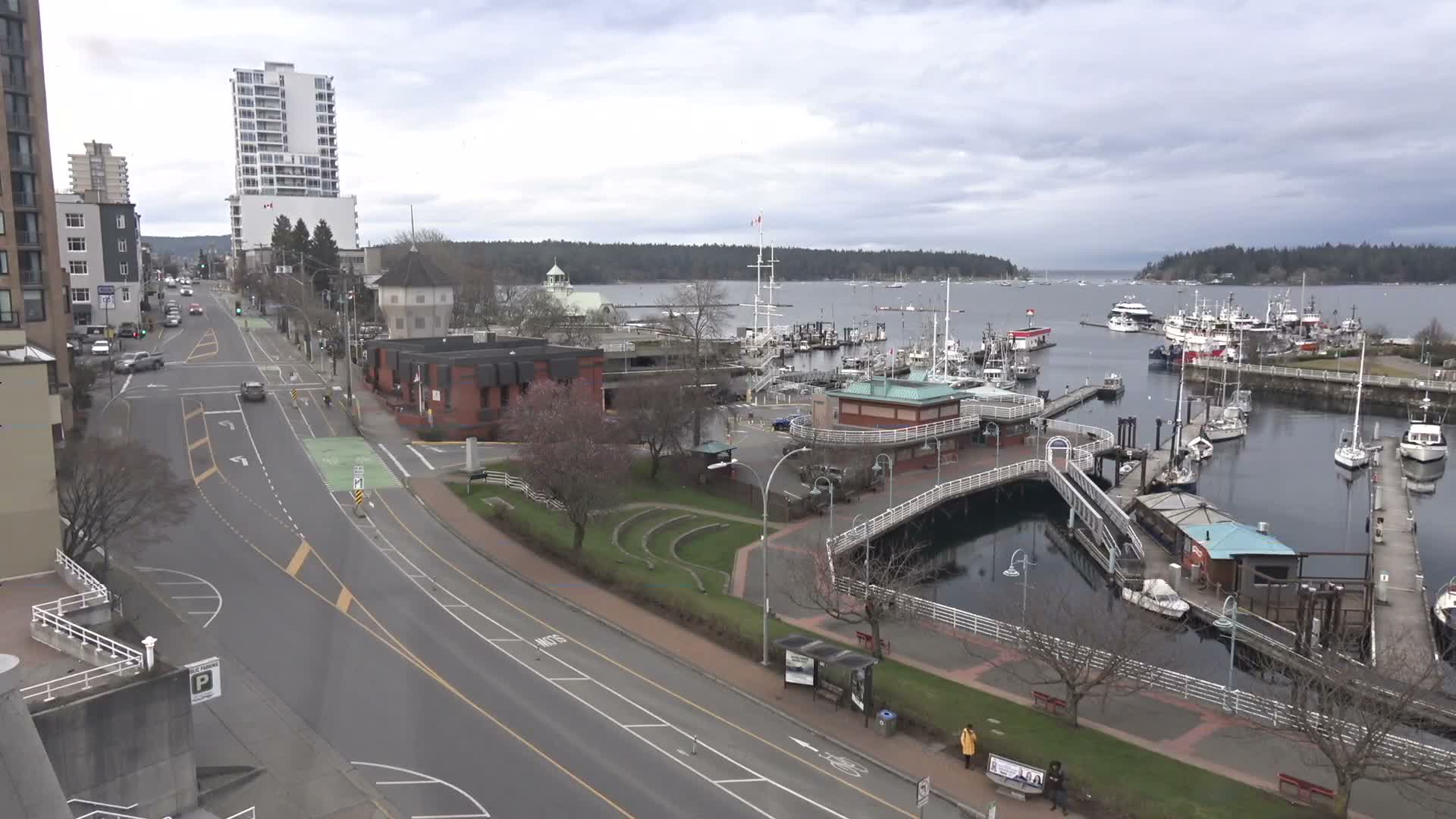 Nanamio City & Nanaimo Harbour Live Cam - Nanaimo, Nanaimo Regional, British Columbia, Canada