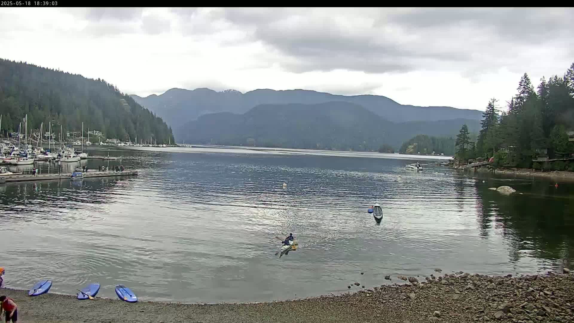 Vancouver Deep Cove Beach & Kayak Center Live Cam - Deep Cove, North Vancouver, Metro Vancouver, British Columbia, Canada