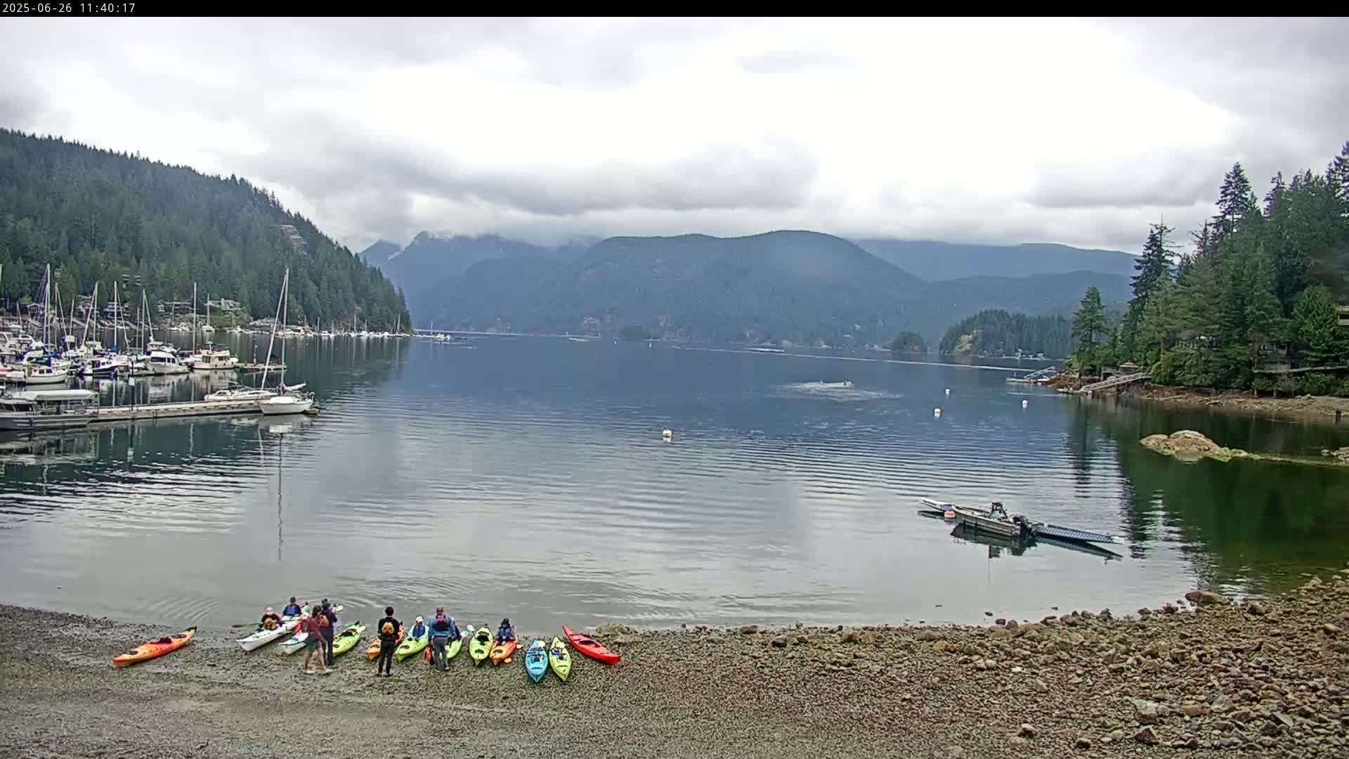 Vancouver Deep Cove Beach & Kayak Center Live Cam - Deep Cove, North Vancouver, Metro Vancouver, British Columbia, Canada