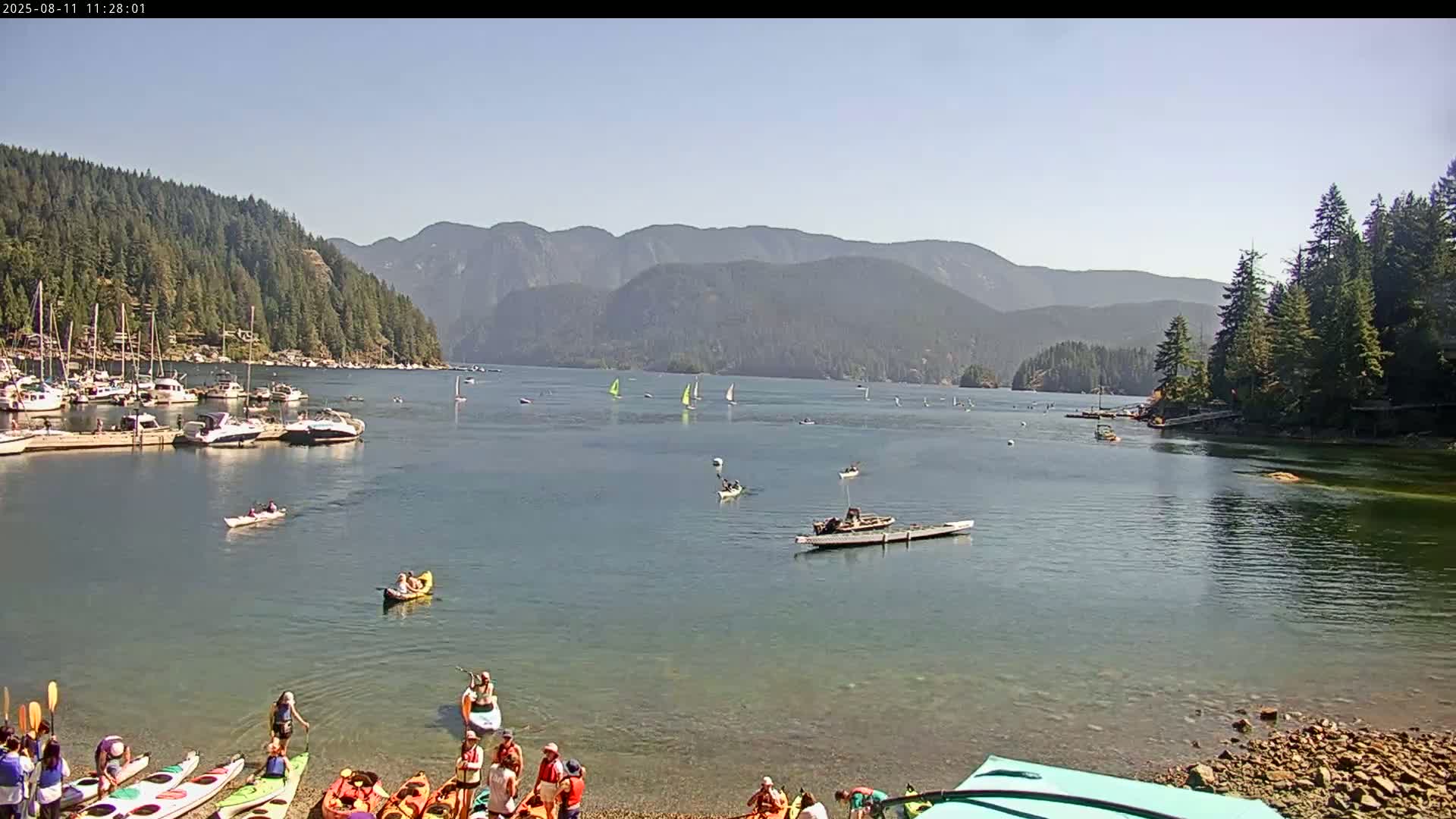 Vancouver Deep Cove Beach & Kayak Center Live Cam - Deep Cove, North Vancouver, Metro Vancouver, British Columbia, Canada