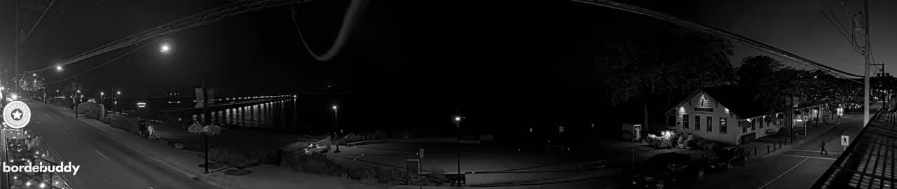 White Rock City Coast & Semiahmoo Bay , USA Mainland View  Live Cam - White Rock, Metro Vancouver, British Columbia, Canada