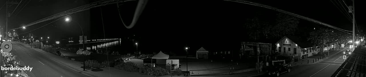 White Rock City Coast & Semiahmoo Bay , USA Mainland View  Live Cam - White Rock, Metro Vancouver, British Columbia, Canada