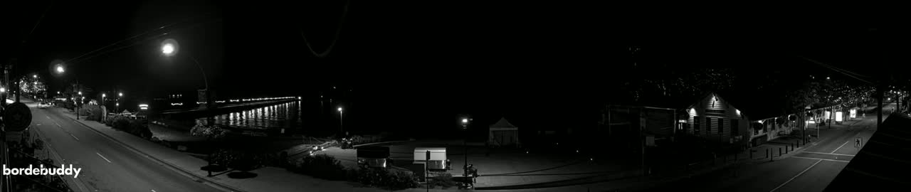 White Rock City Coast & Semiahmoo Bay , USA Mainland View  Live Cam - White Rock, Metro Vancouver, British Columbia, Canada