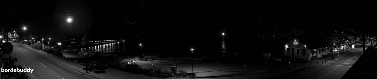 White Rock City Coast & Semiahmoo Bay , USA Mainland View  Live Cam - White Rock, Metro Vancouver, British Columbia, Canada