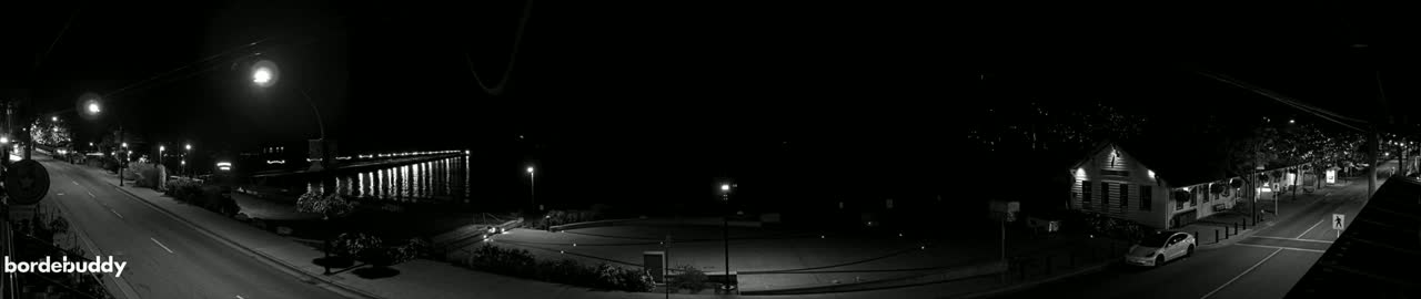 White Rock City Coast & Semiahmoo Bay , USA Mainland View  Live Cam - White Rock, Metro Vancouver, British Columbia, Canada