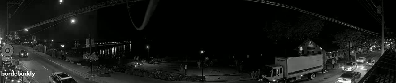 White Rock City Coast & Semiahmoo Bay , USA Mainland View  Live Cam - White Rock, Metro Vancouver, British Columbia, Canada