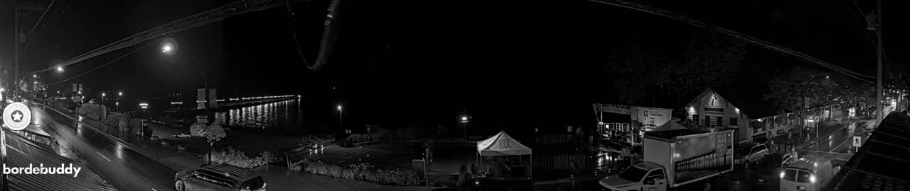 White Rock City Coast & Semiahmoo Bay , USA Mainland View  Live Cam - White Rock, Metro Vancouver, British Columbia, Canada