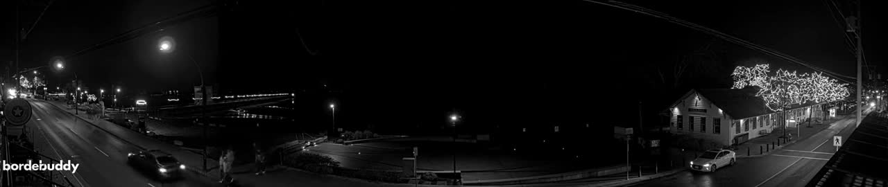 White Rock City Coast & Semiahmoo Bay , USA Mainland View  Live Cam - White Rock, Metro Vancouver, British Columbia, Canada
