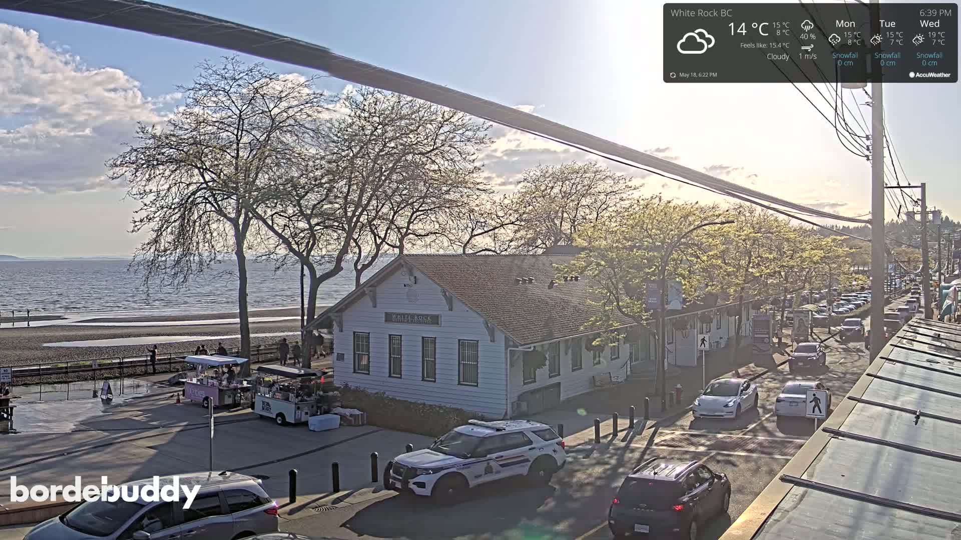White Rock City Museum & Boundary Bay View Live Cam - White Rock, Metro Vancouver, British Columbia, Canada