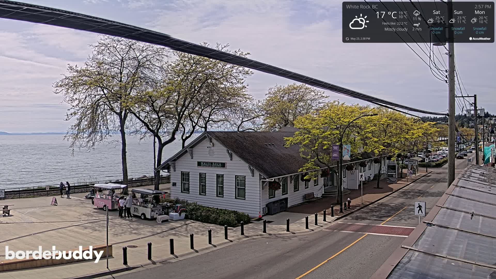 White Rock City Museum & Boundary Bay View Live Cam - White Rock, Metro Vancouver, British Columbia, Canada
